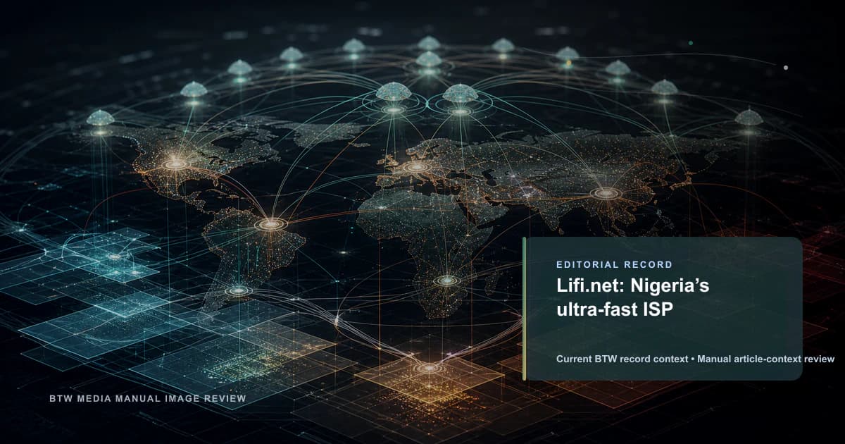 Lifi.net : le FAI ultra-rapide du Nigeria