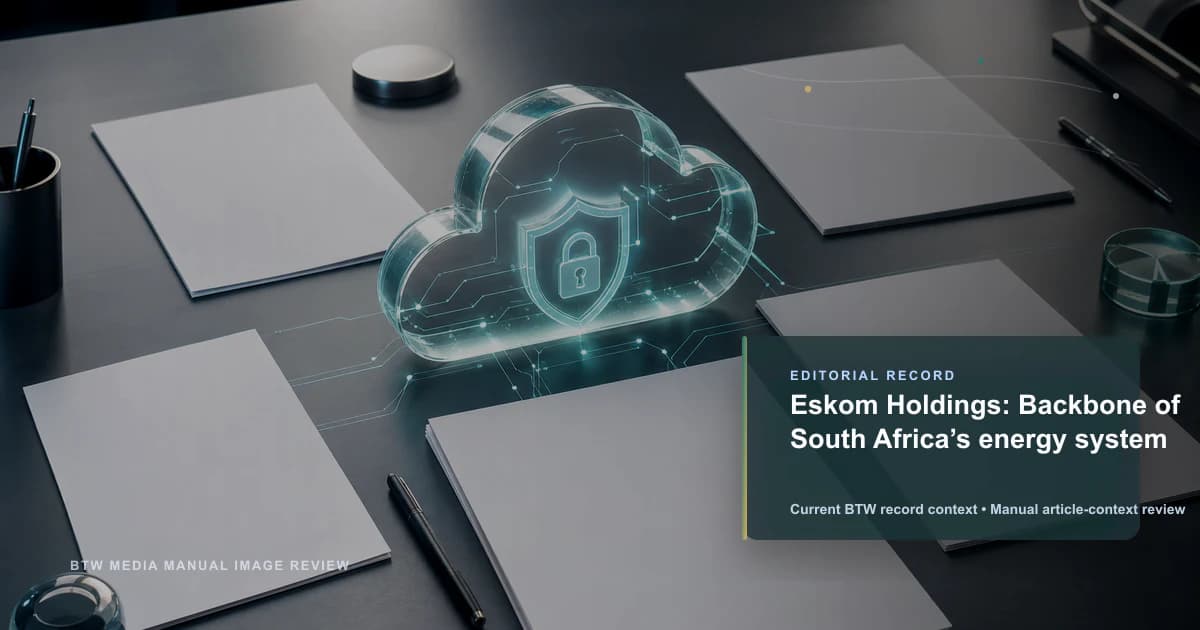 Eskom Holdings:南非能源系统的支柱