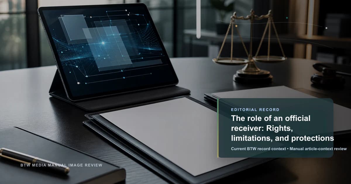 Le rôle d'un syndic officiel: droits, limitations et protections