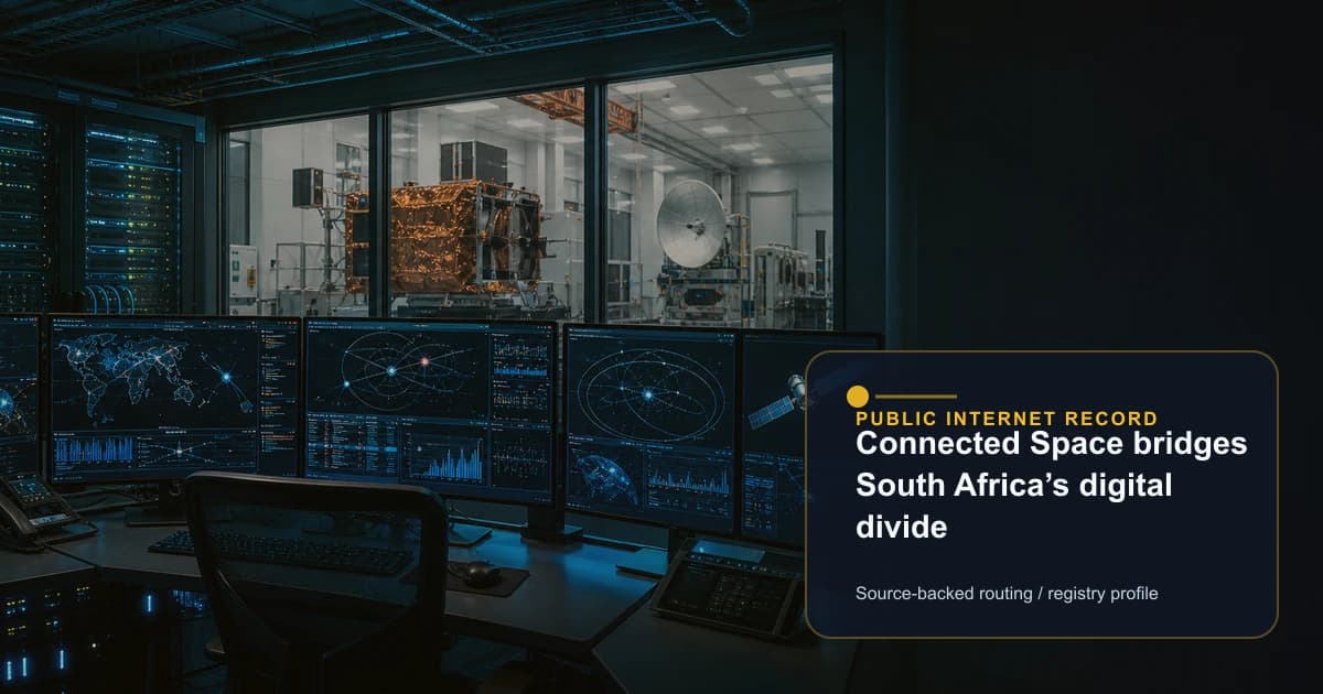 Connected Space comble la fracture numérique en Afrique du Sud