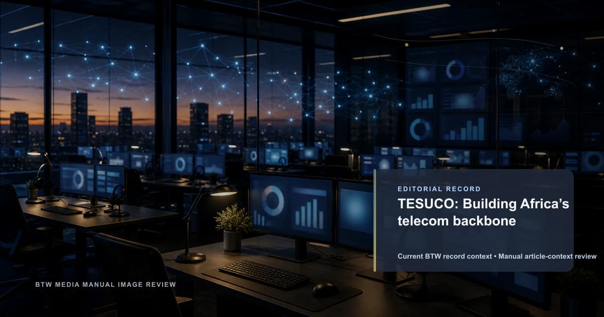 TESUCO: Construire l'épine dorsale télécom africaine