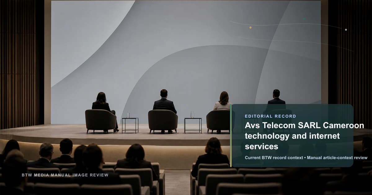 Avs Telecom SARL Cameroun: technologie et services Internet