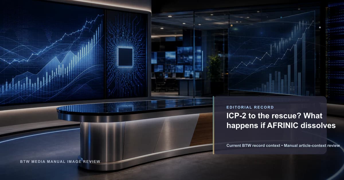 ICP-2 to the rescue? What happens if AFRINIC dissolves