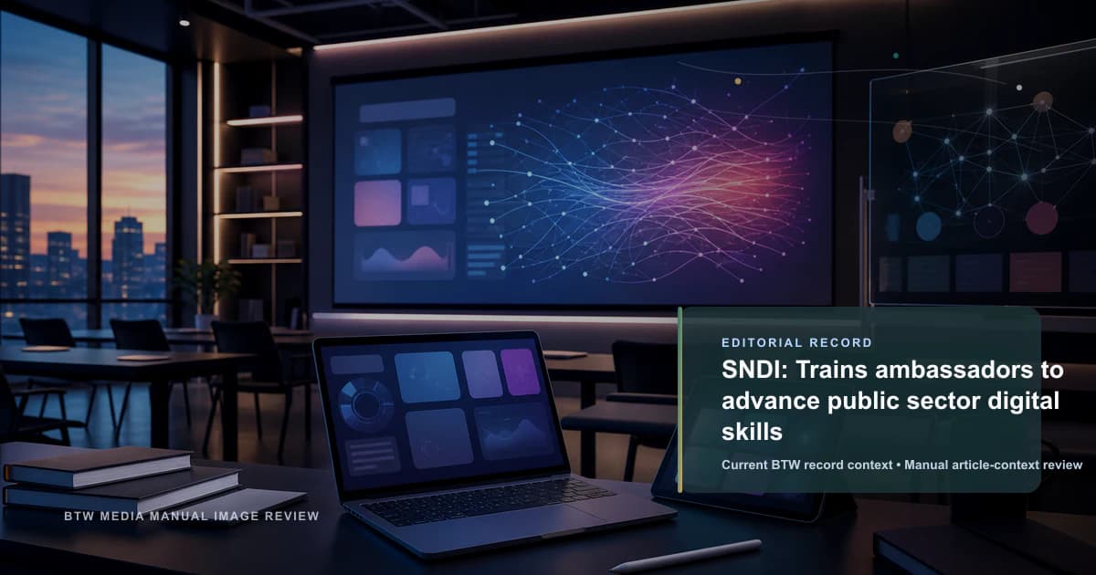 SNDI : forme des ambassadeurs pour renforcer les compétences numériques du secteur public