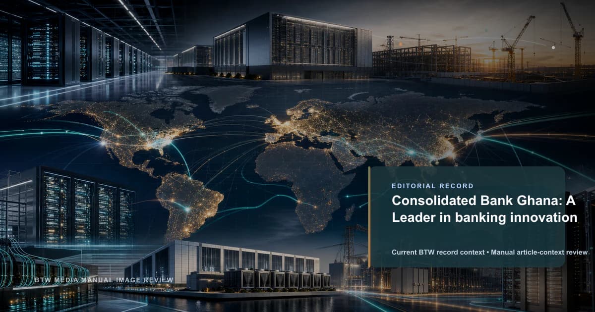 Consolidated Bank Ghana: A Leader in banking innovation reviewed editorial briefing visual