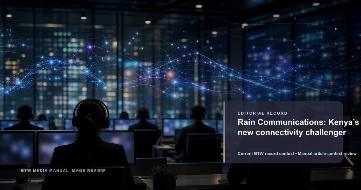 Rain Communications: Der neue Herausforderer für Konnektivität in Kenia