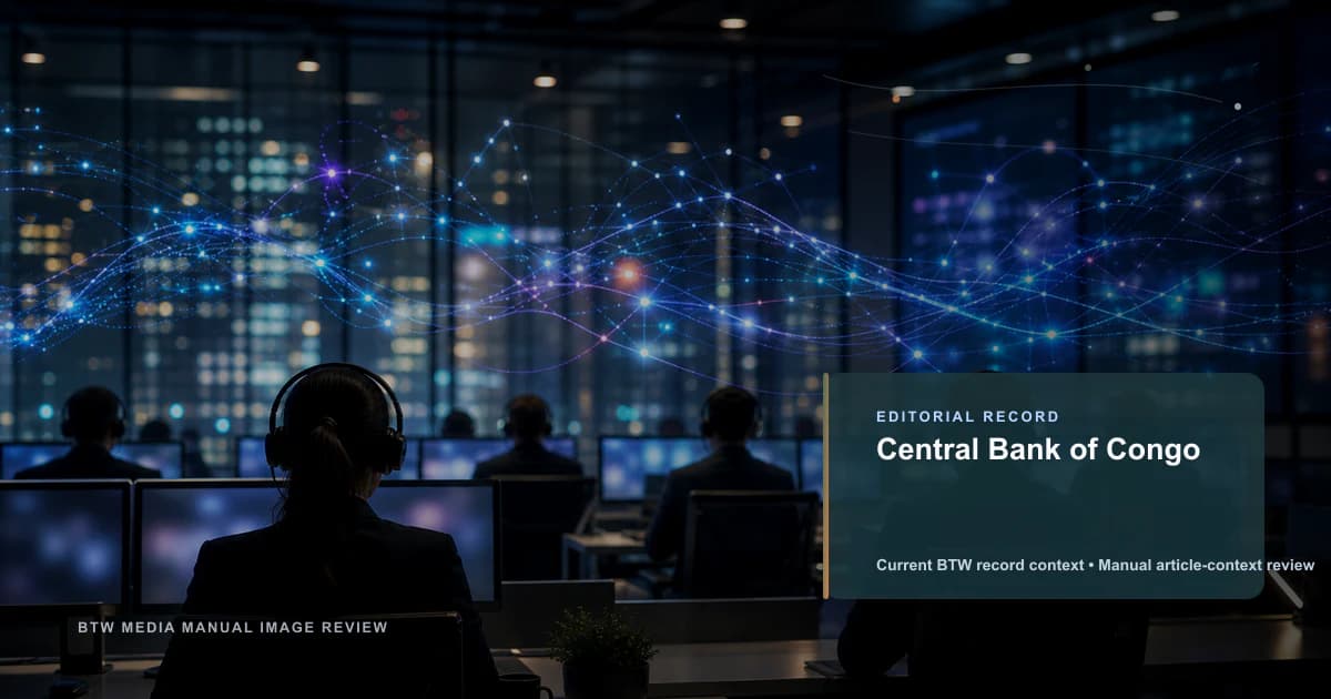 Central Bank of Congo reviewed editorial briefing visual