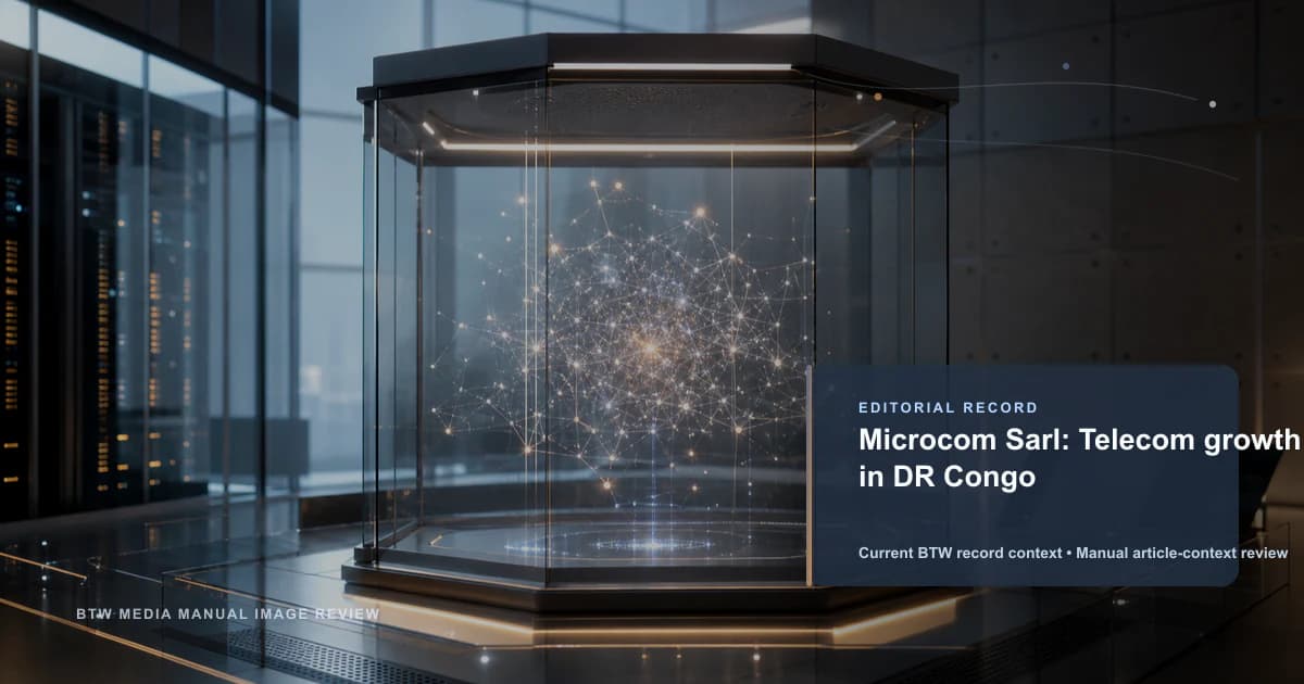 Microcom Sarl: Croissance des télécommunications en RDC