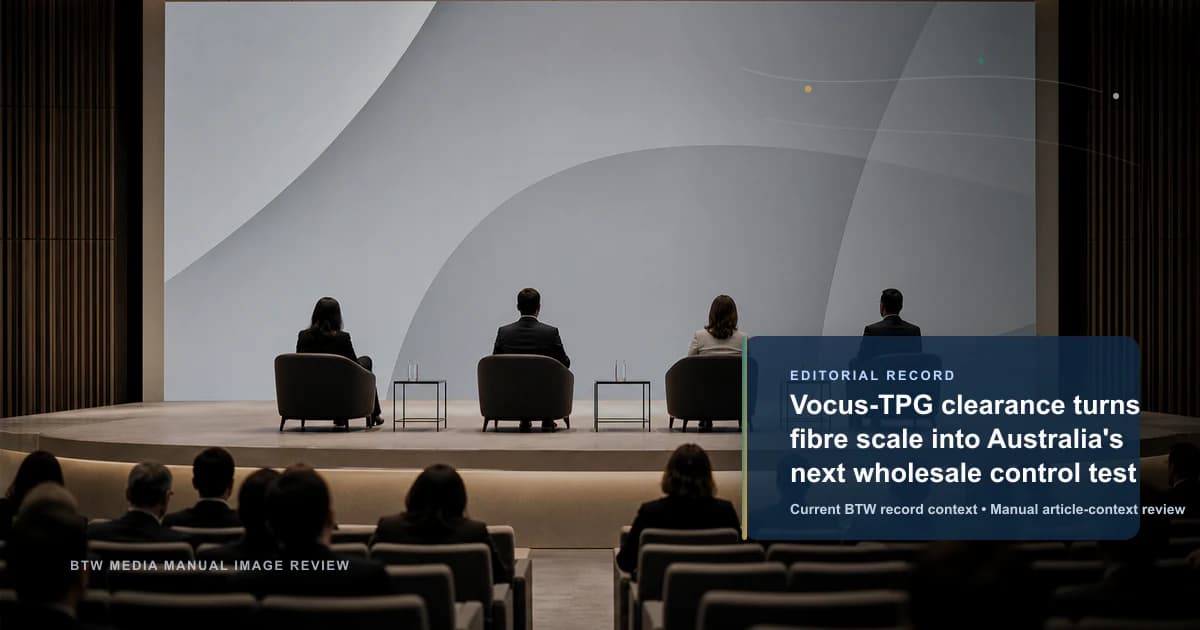La autorización de Vocus-TPG convierte la escala de fibra en la próxima prueba de control mayorista en Australia