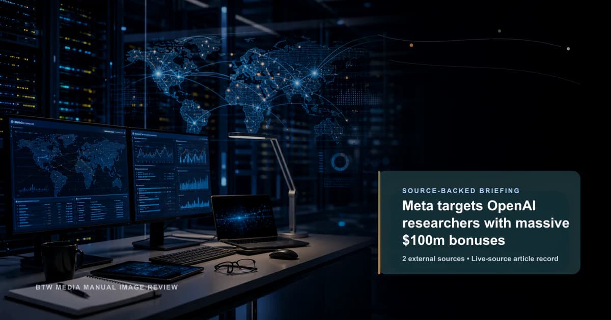 Meta apunta a los investigadores de OpenAI con bonos masivos de hasta 100 millones de dólares