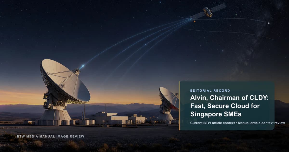 Alvin, presidente de CLDY: nube rápida y segura para las pymes de Singapur