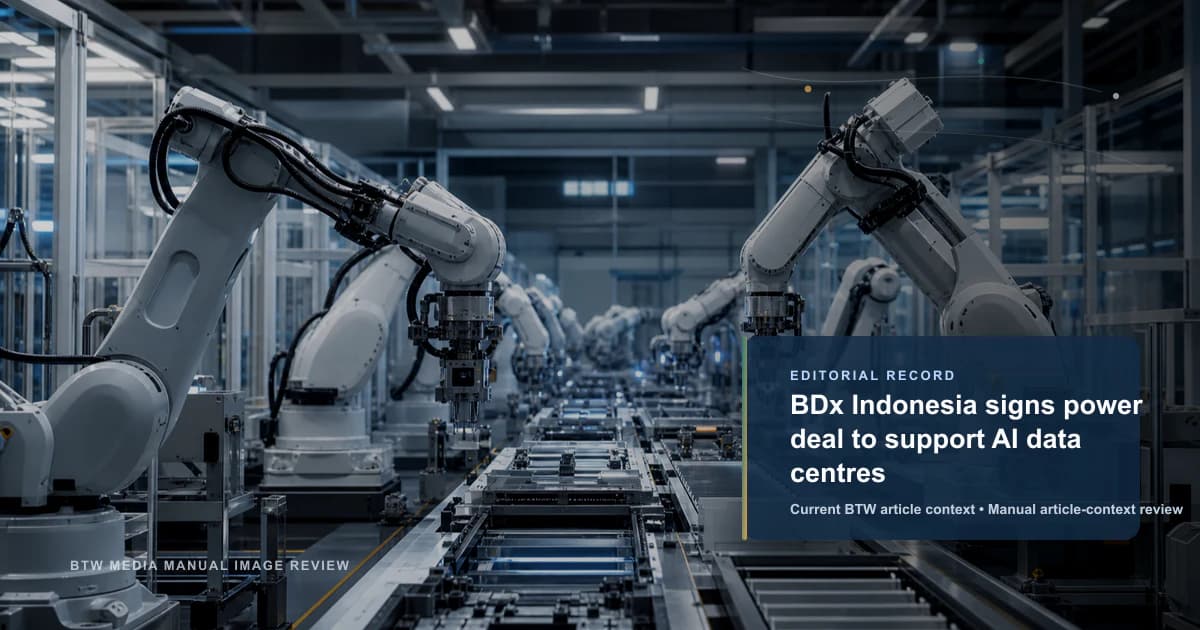 BDx Indonesia firma acuerdo de energía para respaldar centros de datos de IA