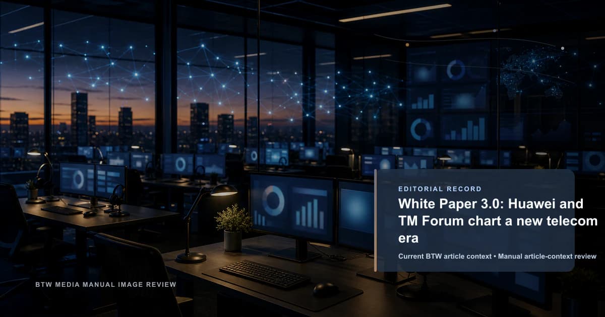 White Paper 3.0: Huawei y TM Forum trazan una nueva era de las telecomunicaciones