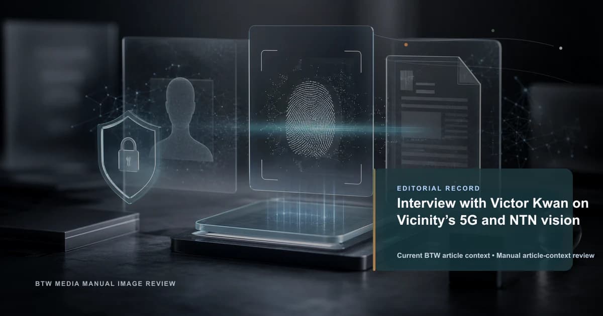 Entrevista con Victor Kwan sobre la visión 5G y NTN de Vicinity