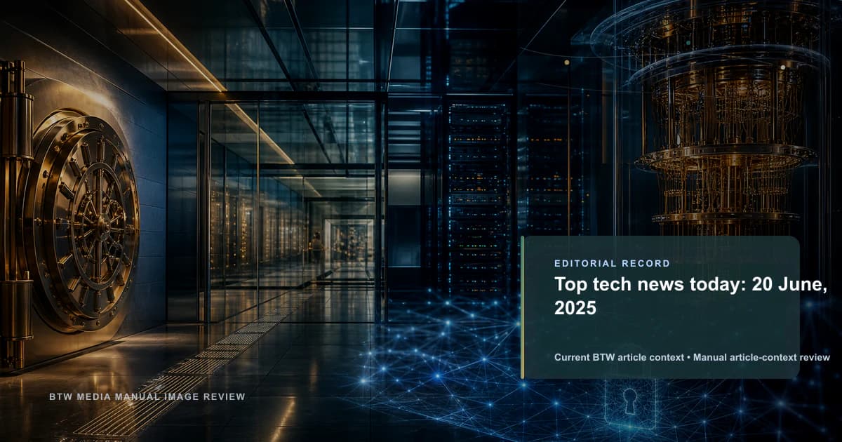Principales noticias de tecnología hoy: 20 de junio de 2025
