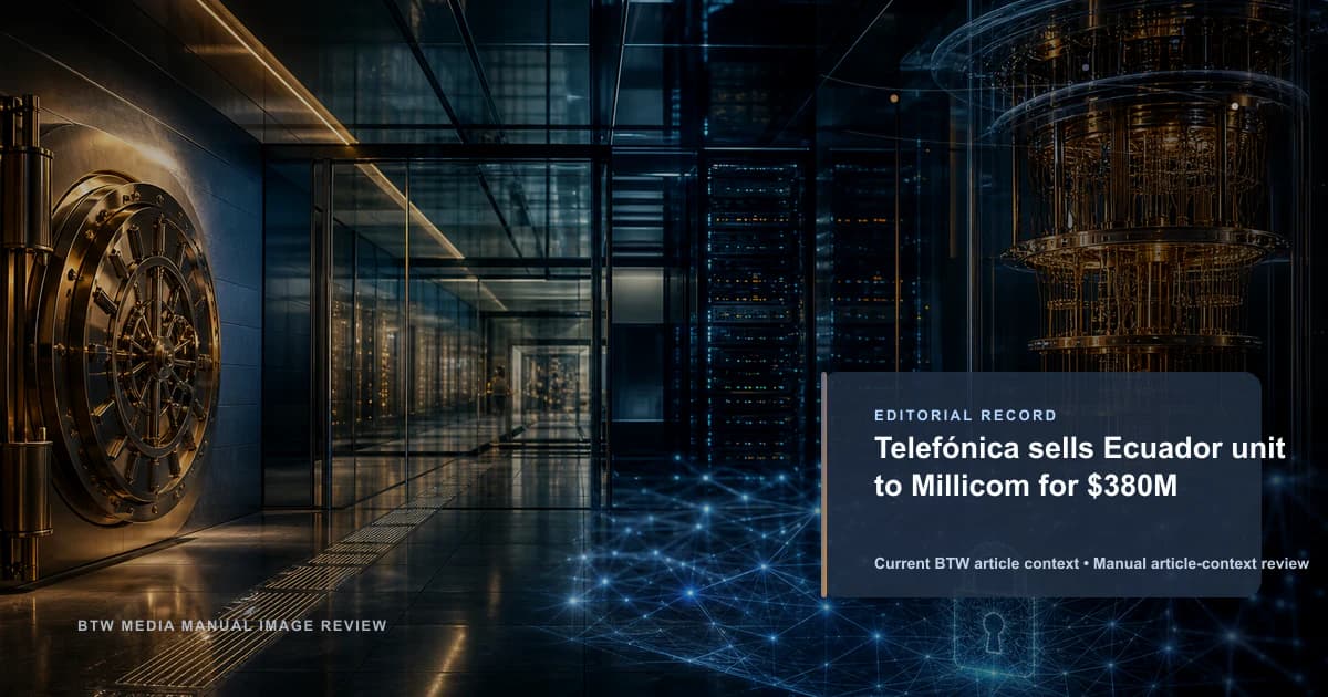 Telefónica vende su unidad en Ecuador a Millicom por 380 millones de dólares