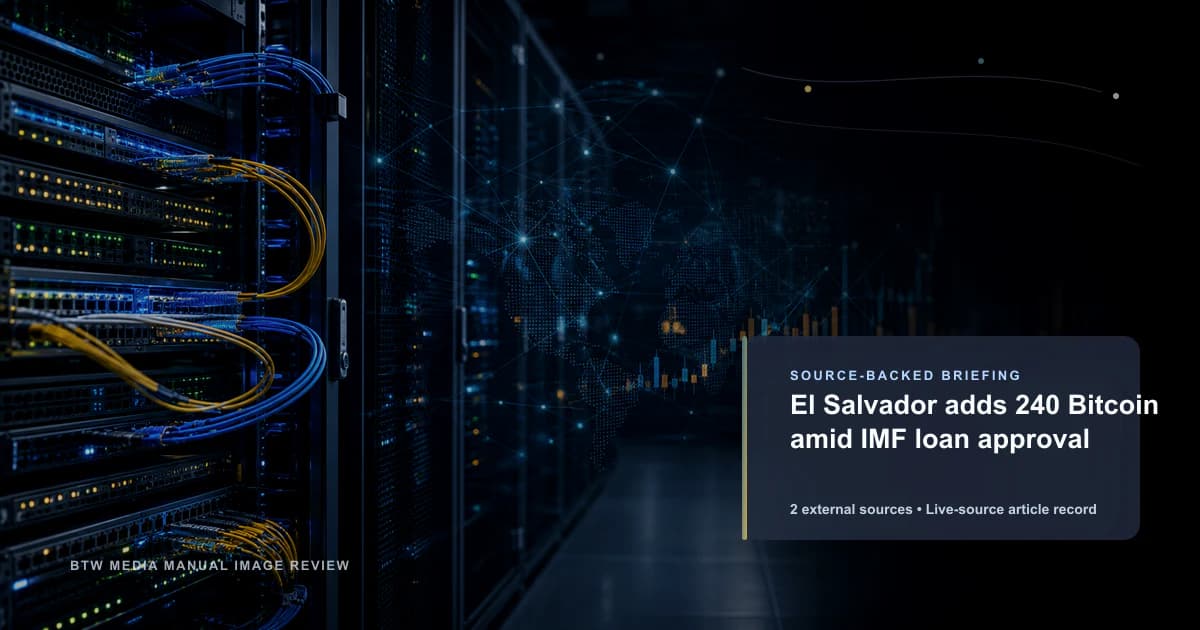 El Salvador añade 240 Bitcoin en medio de la aprobación de un préstamo del IMF