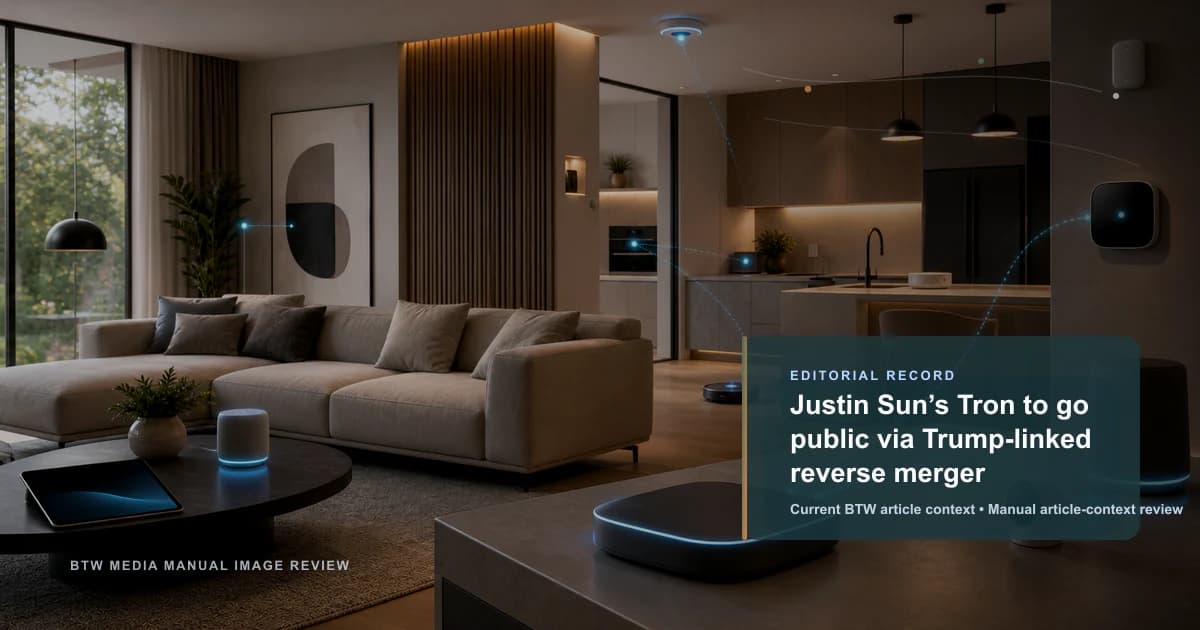 Tron de Justin Sun saldrá a bolsa mediante fusión inversa con banco vinculado a Trump