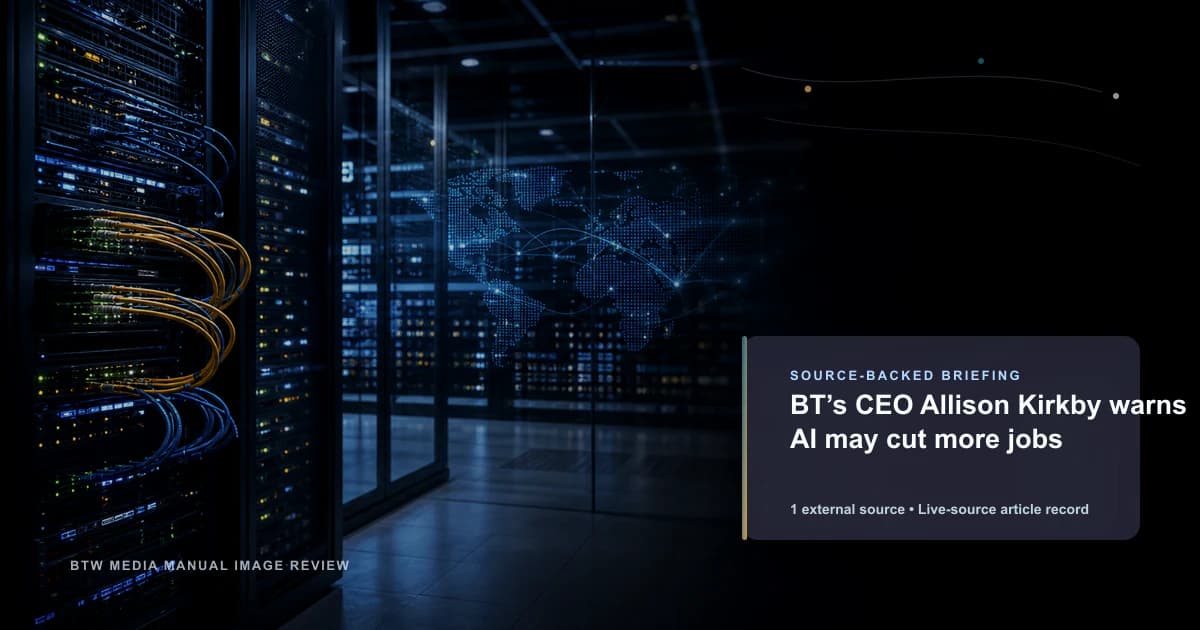 BT’s CEO Allison Kirkby advierte que la IA podría recortar más empleos