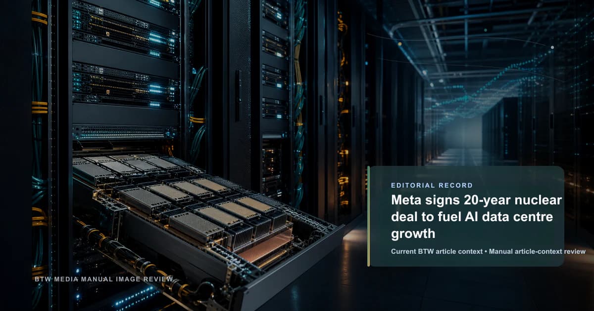 Meta firma un acuerdo nuclear de 20 años para impulsar el crecimiento de centros de datos de IA
