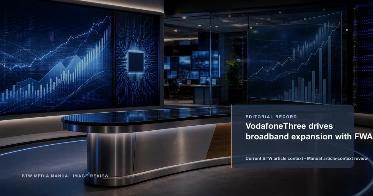 VodafoneThree impulsa la expansión de banda ancha con FWA