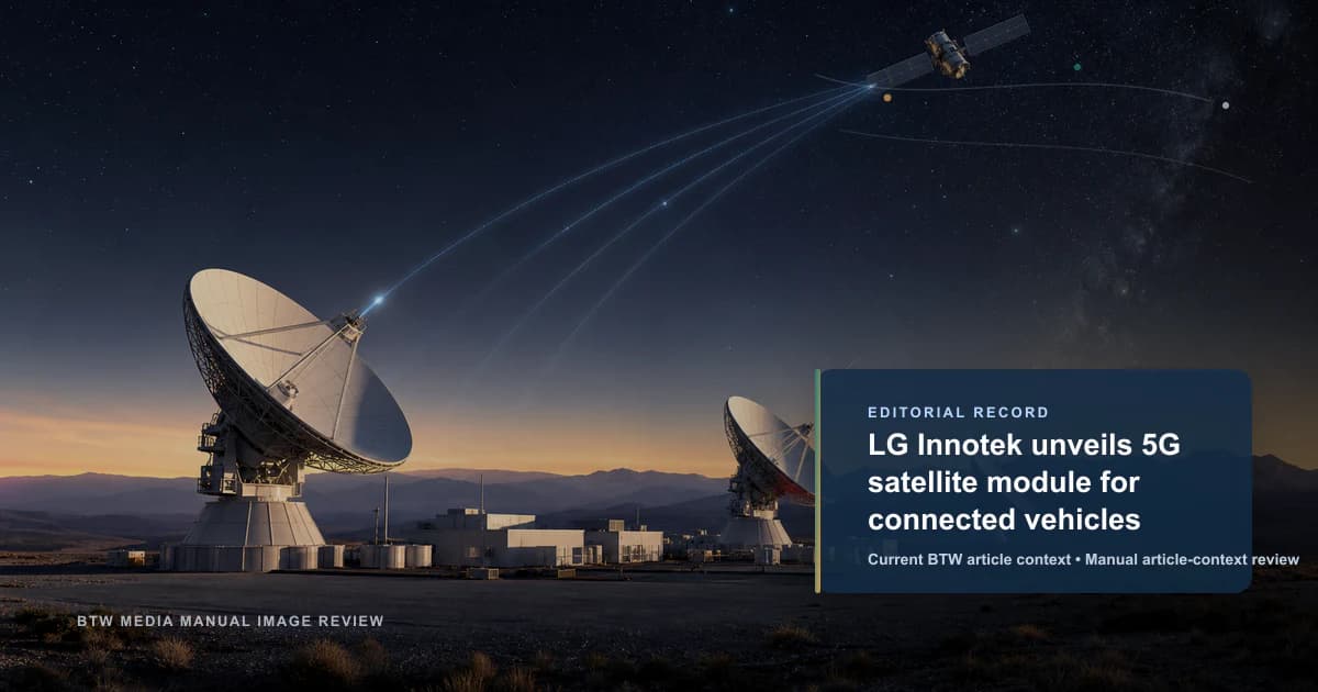 LG Innotek presenta un módulo satelital 5G para vehículos conectados
