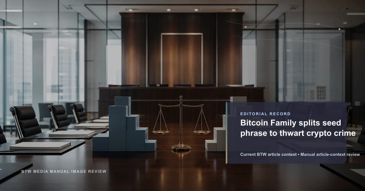 Familia Bitcoin divide su frase semilla para frustrar el criptocrimen