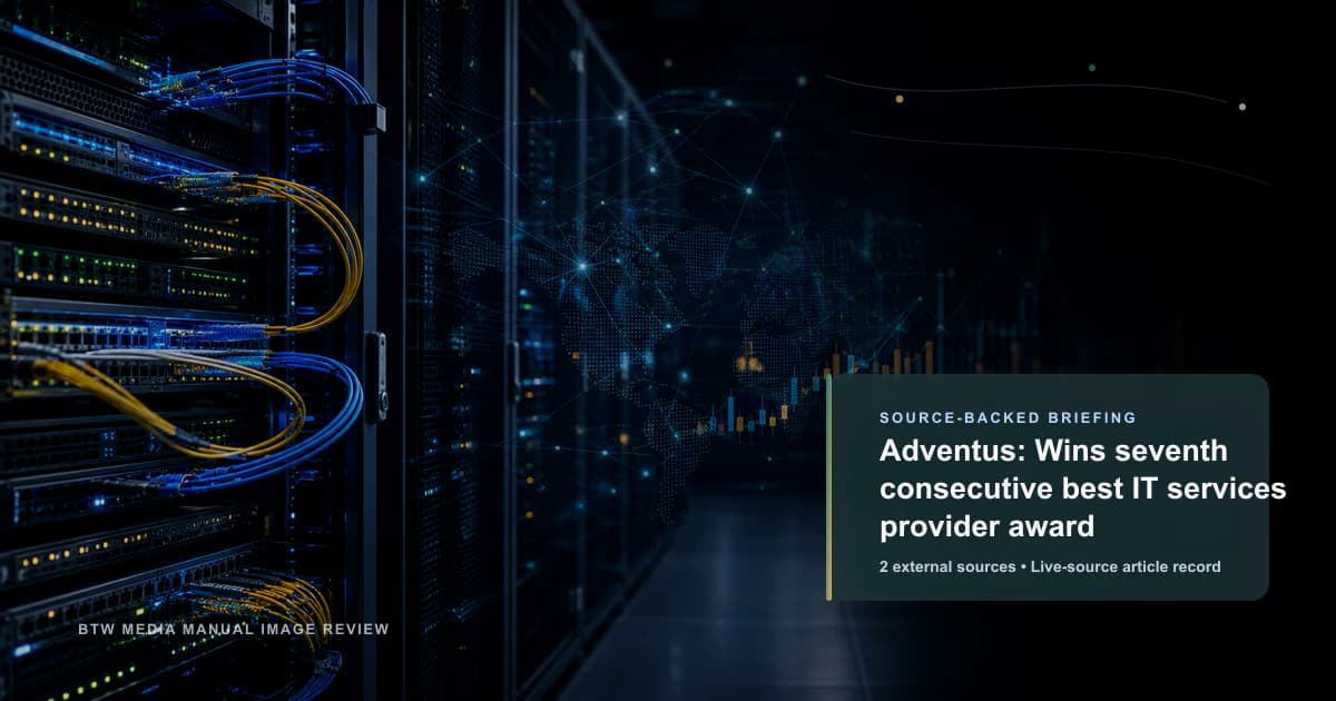 Adventus: Gana el séptimo premio consecutivo al mejor proveedor de servicios de TI