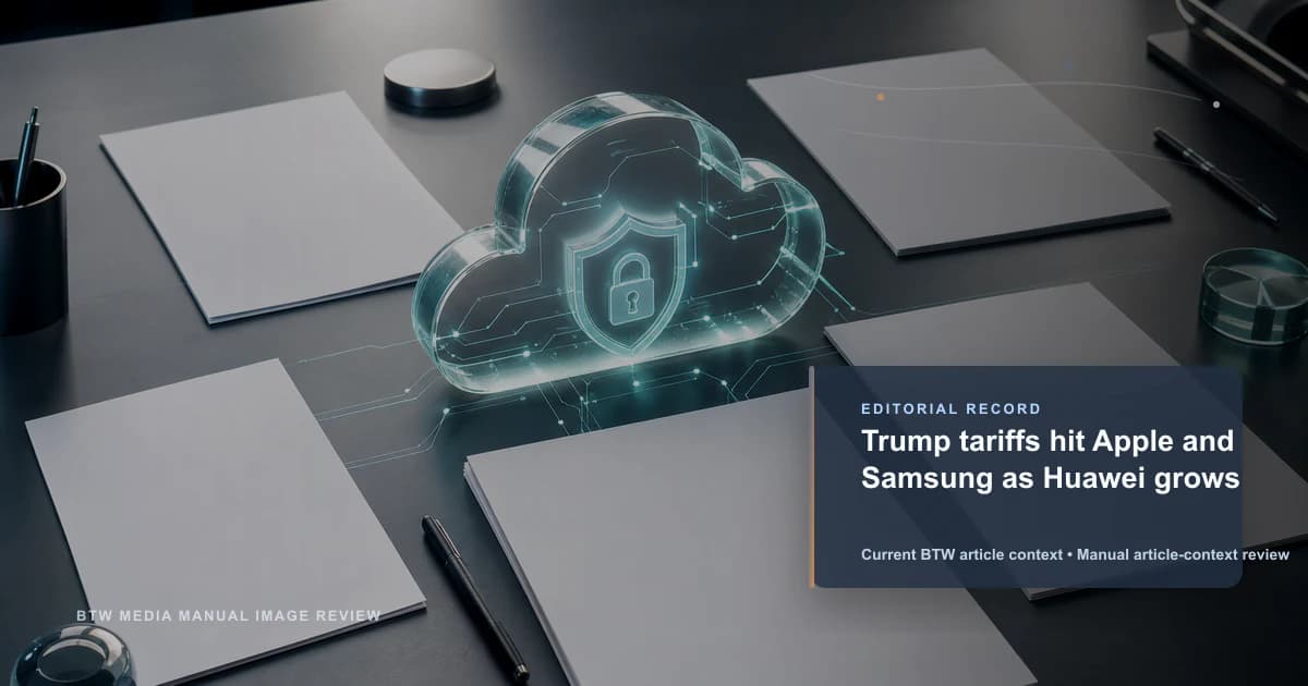 Los aranceles de Trump golpean a Apple y Samsung mientras Huawei avanza