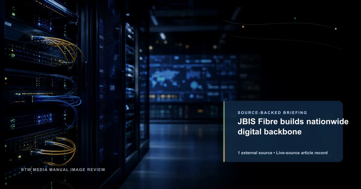 JBIS Fibre construye la red troncal digital nacional