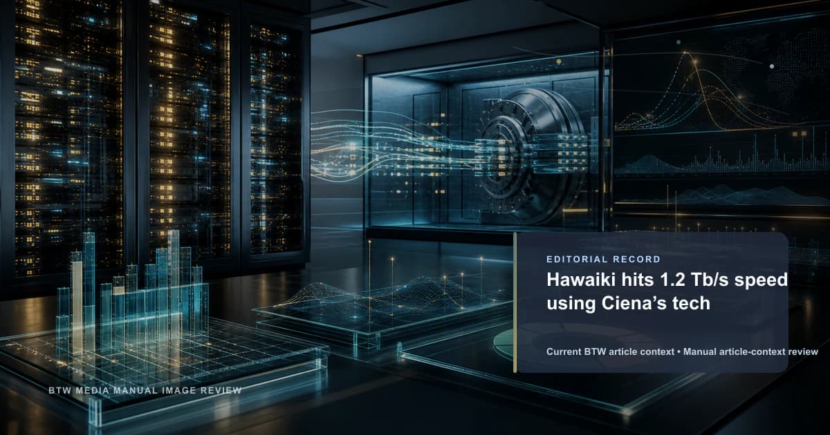 Hawaiki alcanza velocidad de 1,2 Tb/s con tecnología de Ciena