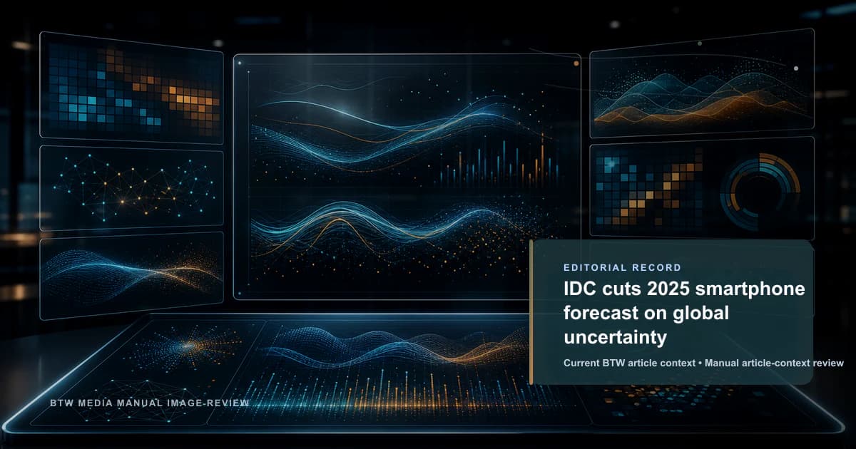 IDC recorta pronóstico de smartphones 2025 por incertidumbre global