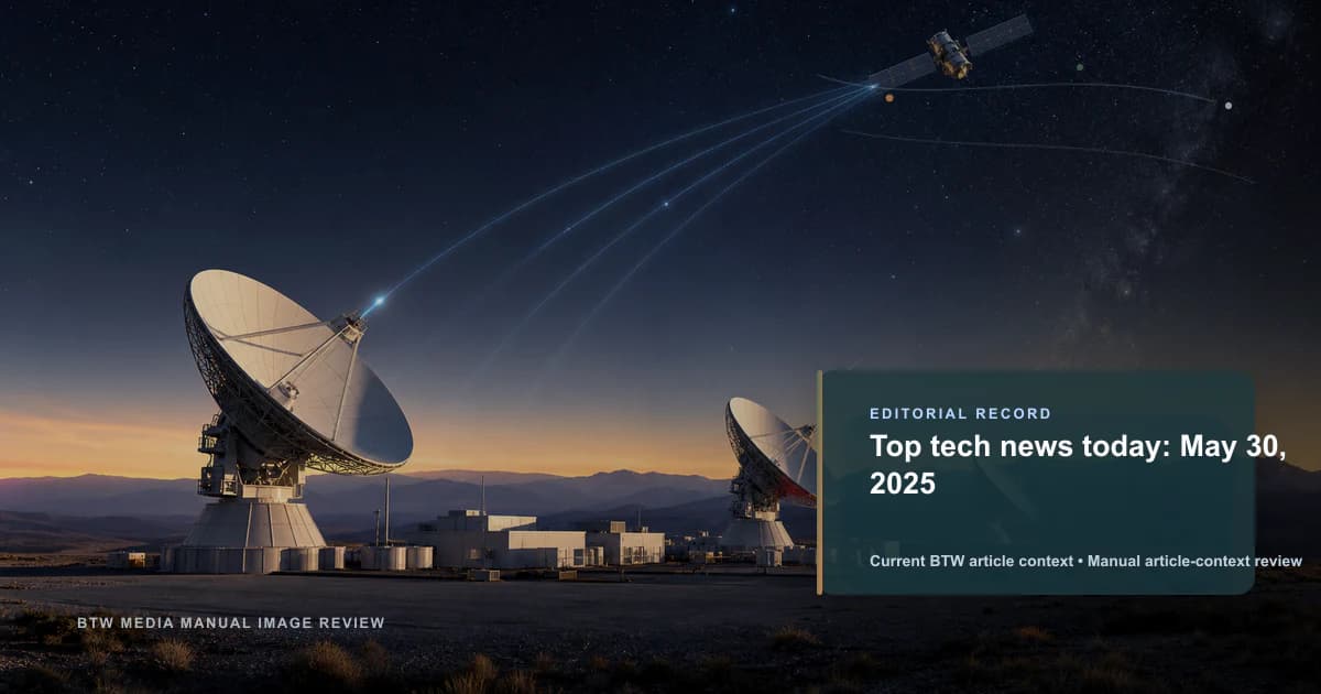 Noticias tecnológicas destacadas: 30 de mayo de 2025