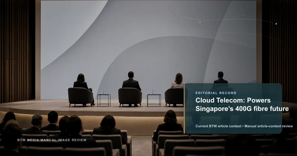Cloud Telecom: Impulsa el futuro de fibra 400G en Singapur