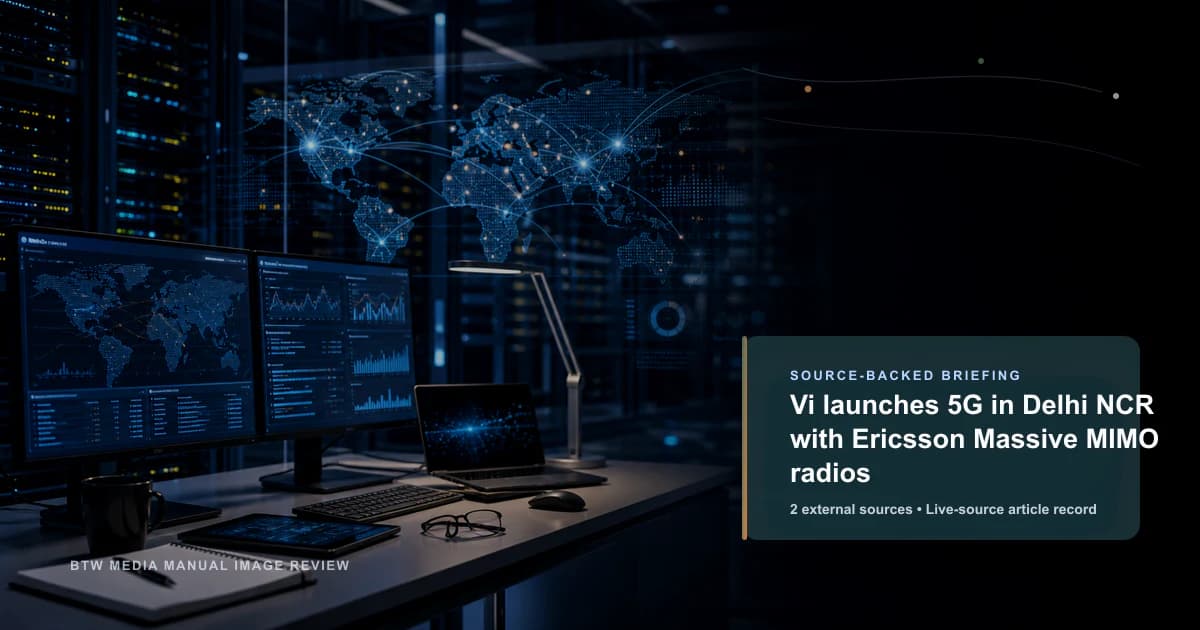 Vi lanza 5G en Delhi NCR con radios Massive MIMO de Ericsson