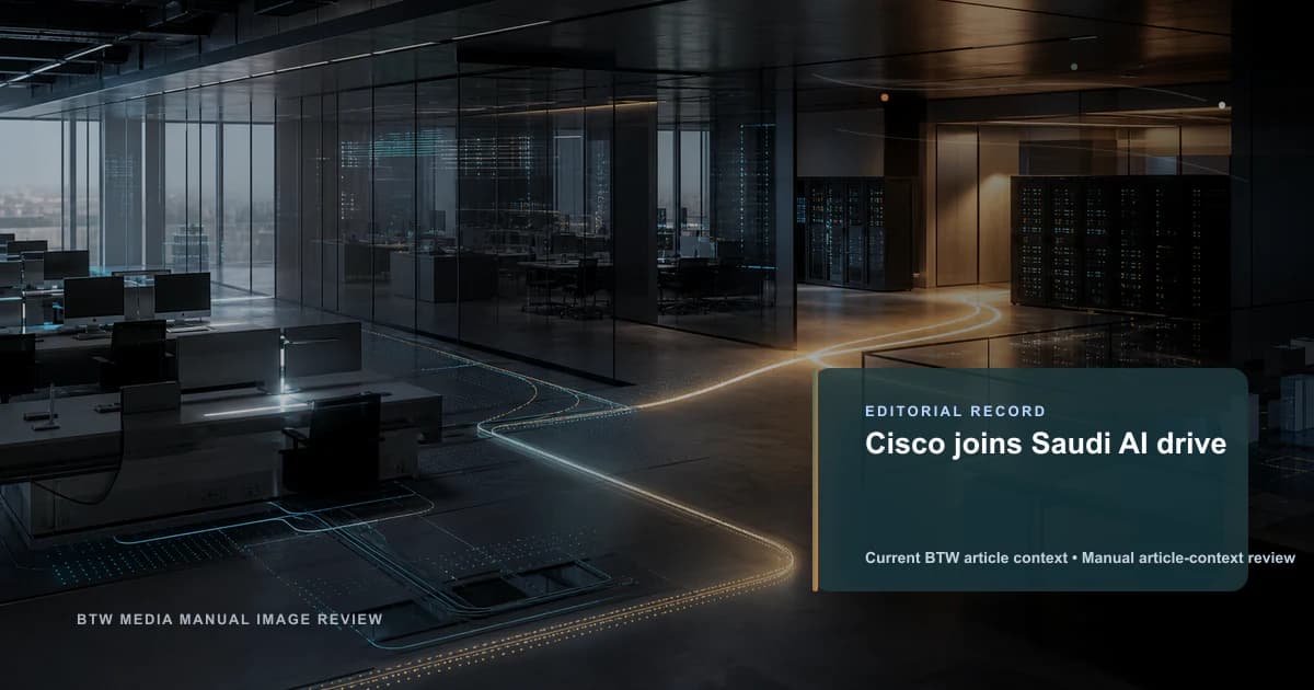 Cisco joins Saudi AI drive