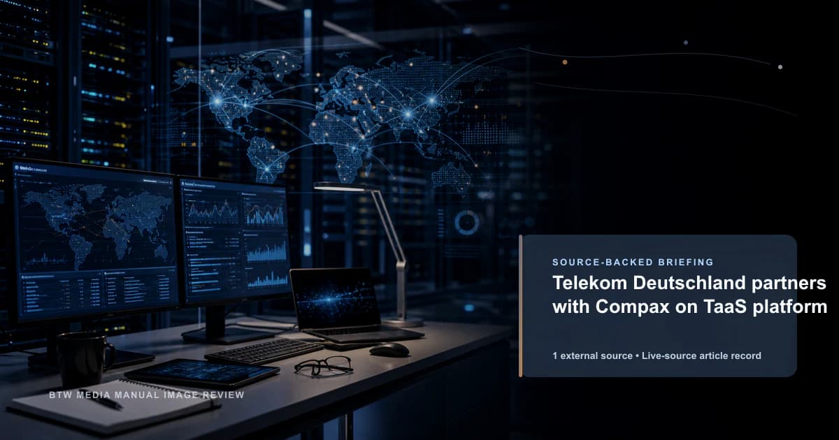 Telekom Deutschland partners with Compax on TaaS platform source-backed briefing visual