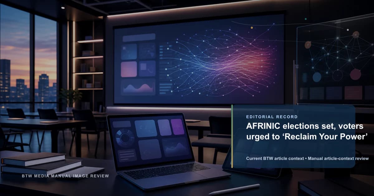 AFRINIC elections set, voters urged to ‘Reclaim Your Power’ reviewed editorial briefing visual
