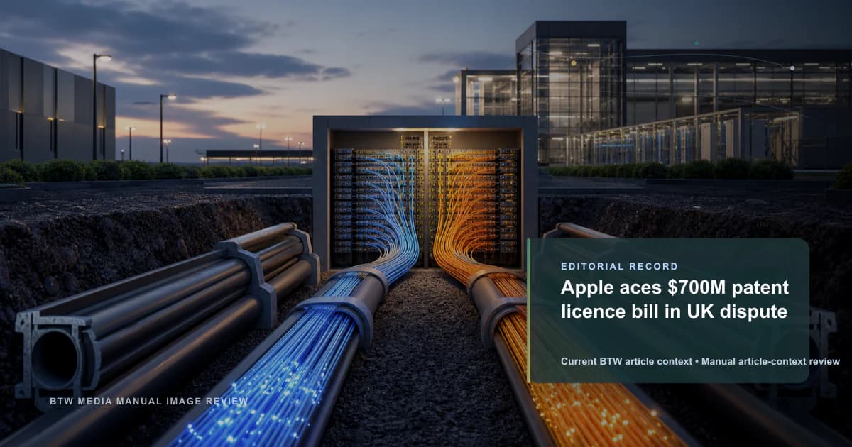 Apple enfrenta factura de $700M por licencia de patente en disputa del Reino Unido