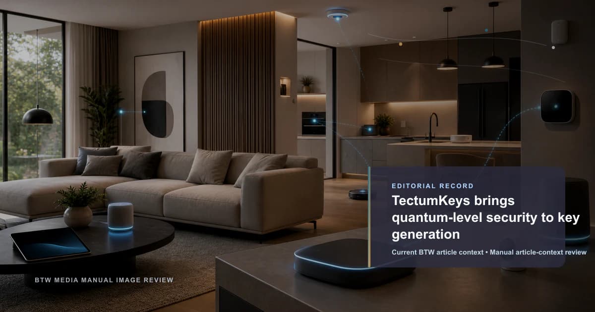 TectumKeys brings quantum-level security to key generation reviewed editorial briefing visual