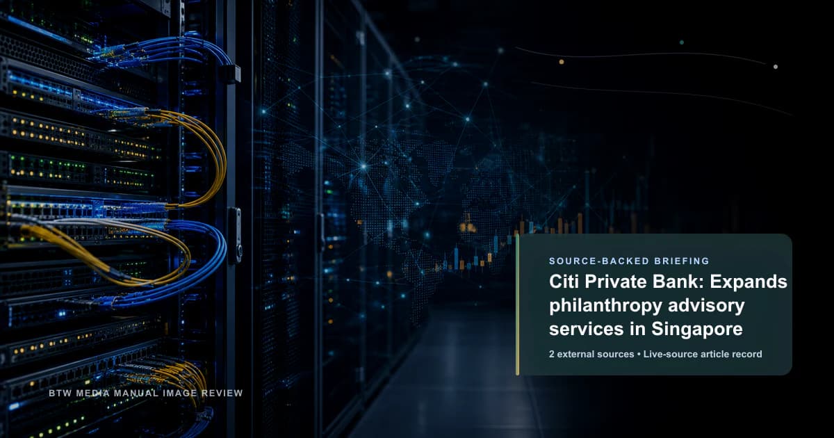 Citi Private Bank: Expande servicios de asesoramiento filantrópico en Singapur