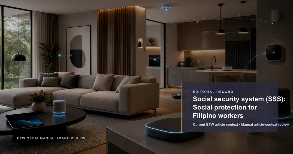 Social security system (SSS): Social protection for Filipino workers reviewed editorial briefing visual