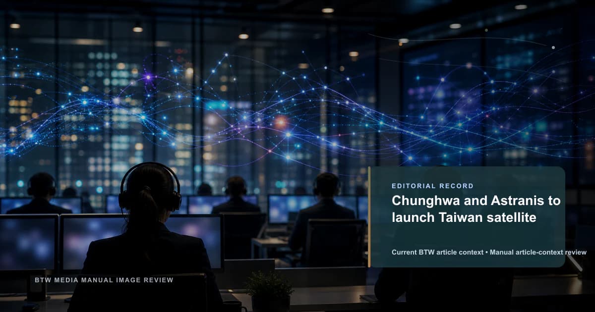 Chunghwa y Astranis lanzarán satélite de Taiwán