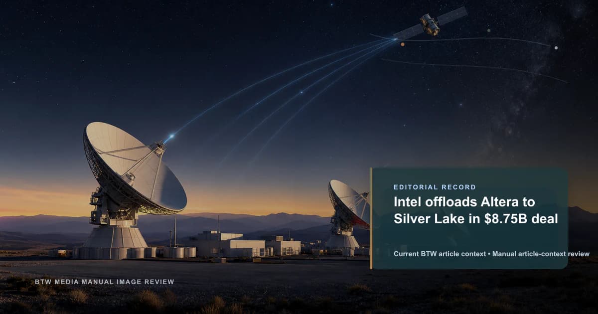 Intel offloads Altera to Silver Lake in $8.75B deal reviewed editorial briefing visual