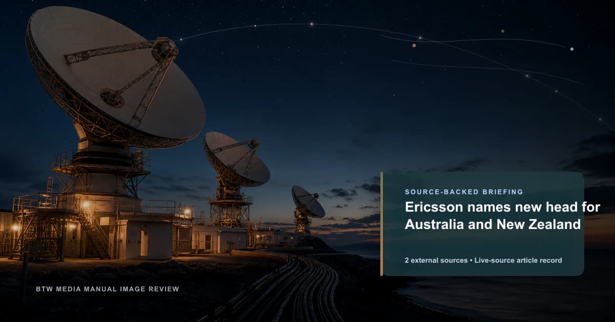 Ericsson nombra nuevo director para Australia y Nueva Zelanda