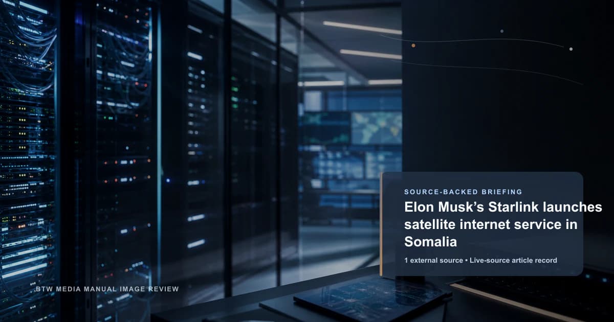 Elon Musk’s Starlink lanza servicio de internet satelital en Somalia