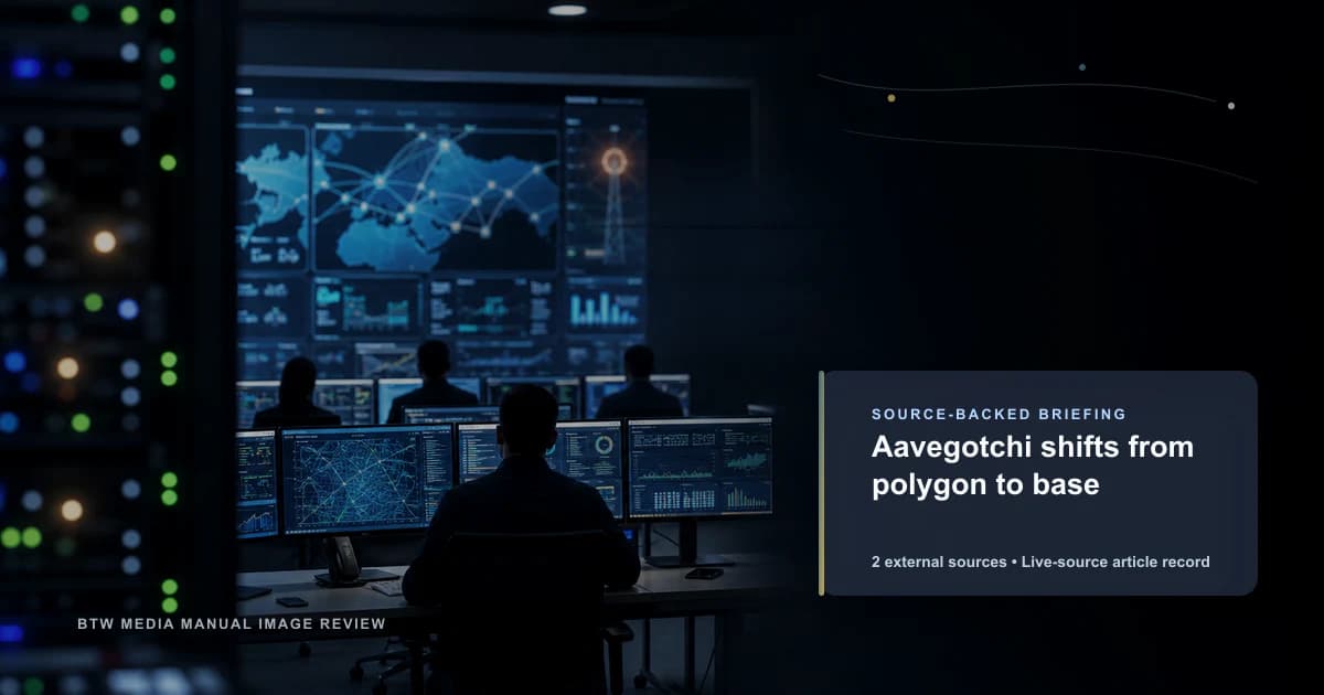 Aavegotchi shifts from polygon to base source-backed briefing visual