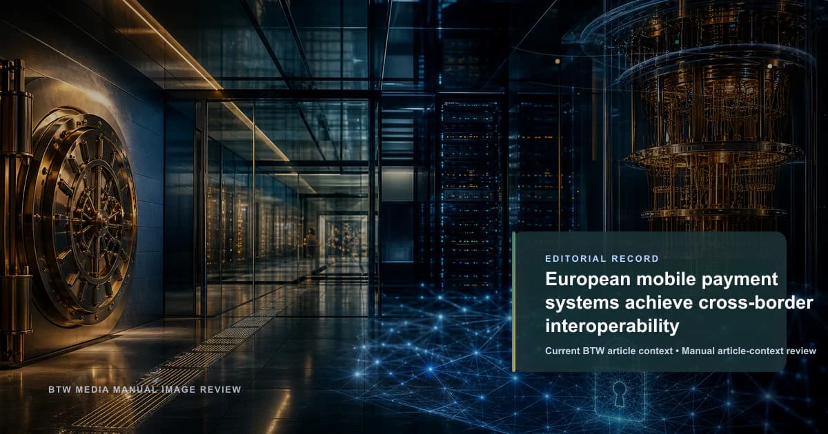 European mobile payment systems achieve cross-border interoperability reviewed editorial briefing visual
