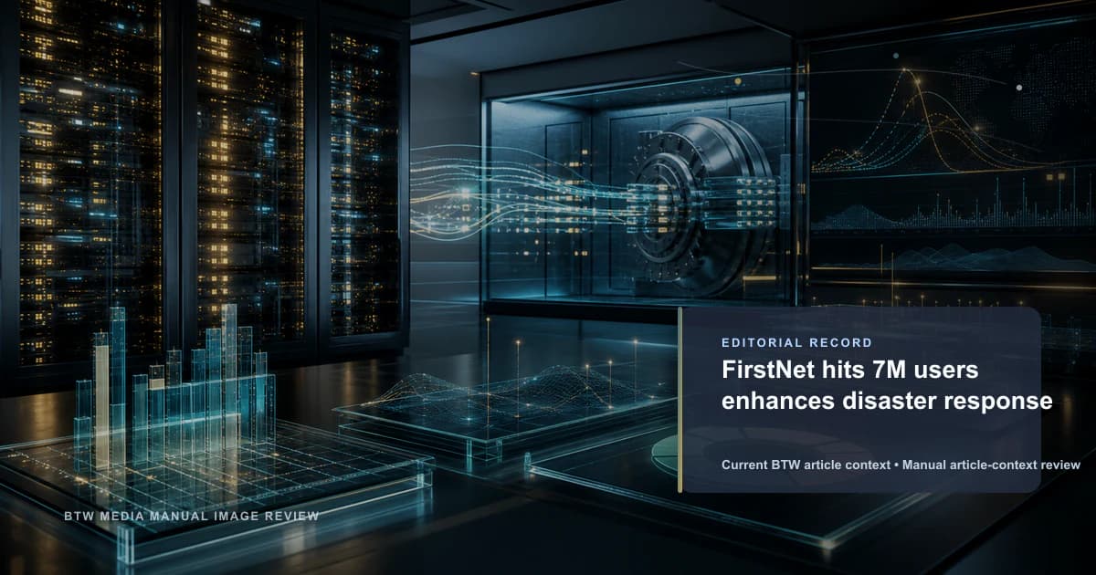 FirstNet alcanza 7 millones de usuarios y mejora la respuesta ante desastres