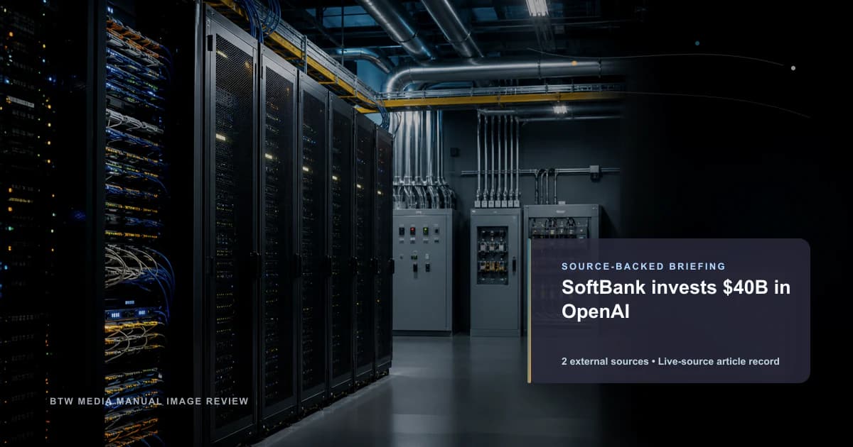 SoftBank invierte $40 mil millones en OpenAI